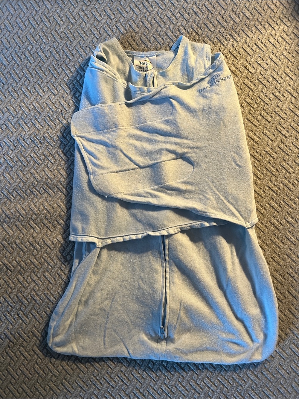 Halo Light Blue Baby Sleep Swaddle Sack